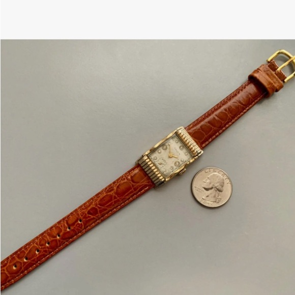 Gruen Antique Water 10k gold filled Bezel. Genuine Diamonds 💎 - Picture 13 of 13